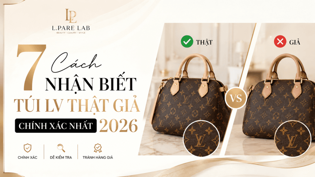 cách nhận biết túi lv thật giả