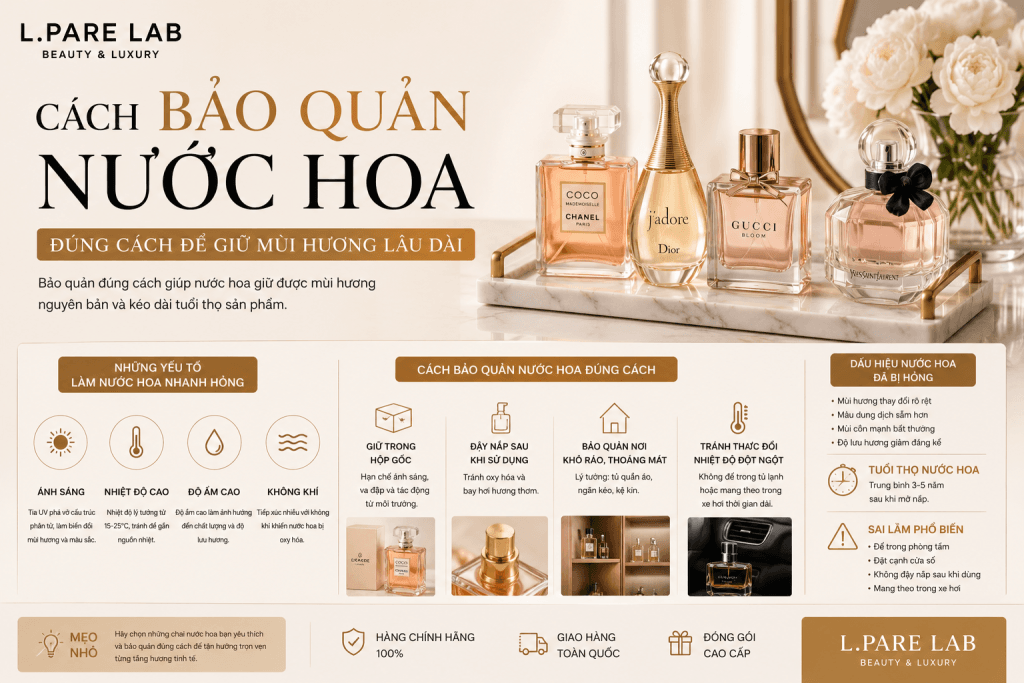 Cách Bảo Quản Nước Hoa