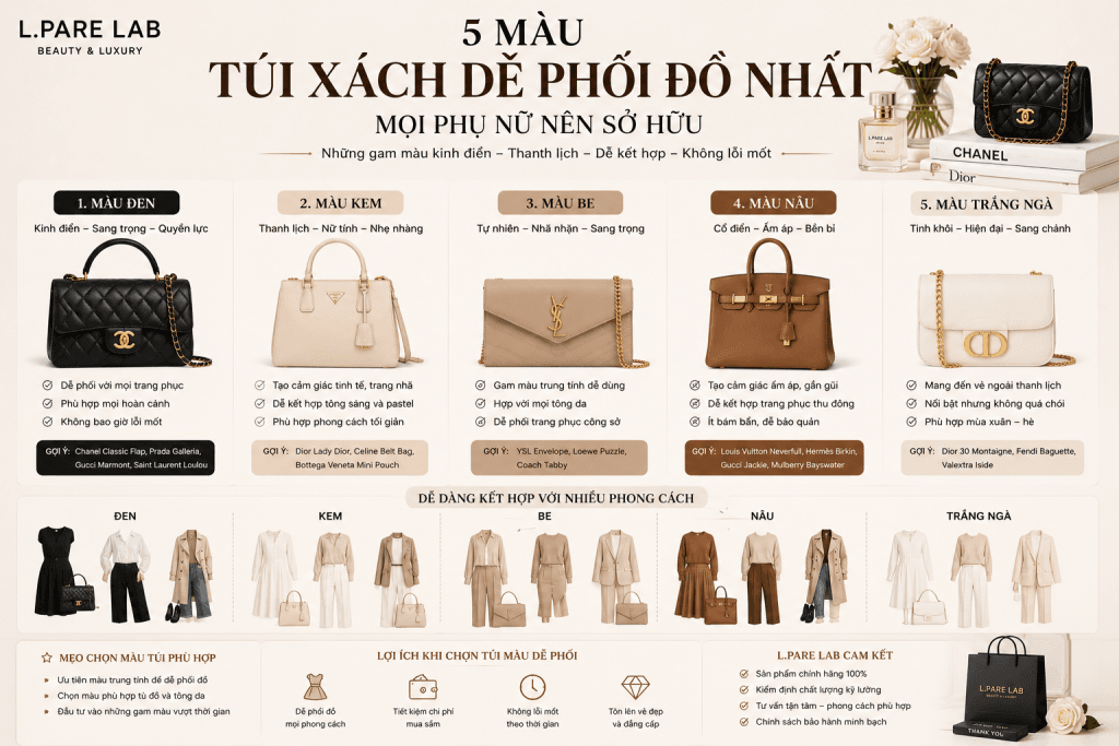 túi xách dễ phối đồ